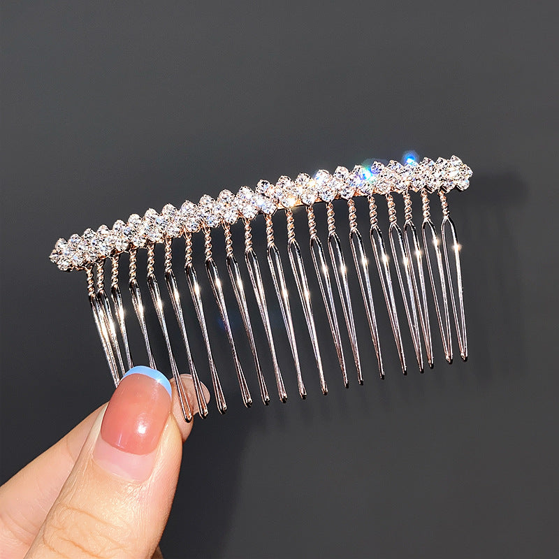 Wholesale Zircon Pearl Hair Comb Disk Bow Hair Clips